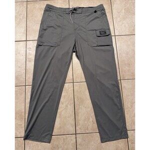Anetik Pants Mens Size 34 Vint Tech Grey Performance Breathable Light UPF 30